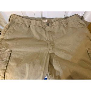 Dockers Men’s Sz 44 tan Cargo Shorts Cotton Regular Fit Multiple Pockets‎